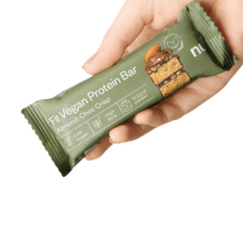 Vegan Protein Bar Almond Chocolate (12g protein/bar)