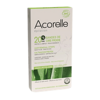 24 Cold Wax Strips Face Organic