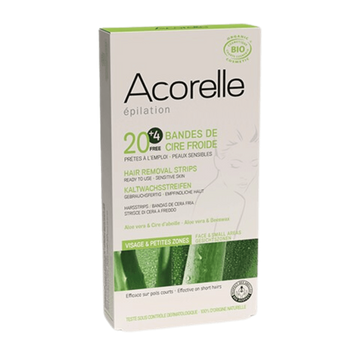 Bandes De Cire Froide Visage 24bandes BIO