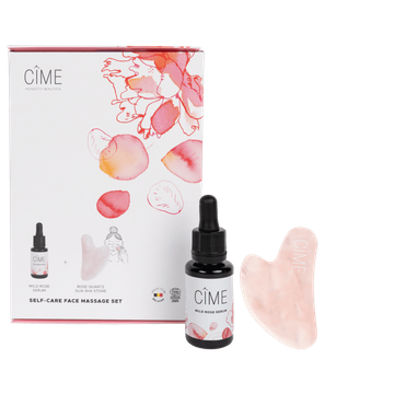 Face Massage Serum & Gua Sha Set