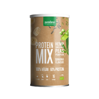 Plant-based Pea Protein Powder Banana Flavor Organic