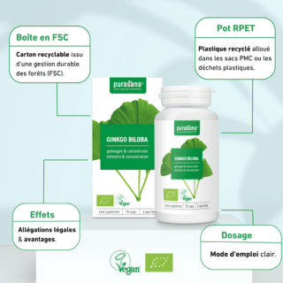 Ginkgo biloba vegan