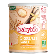 5 Vanille Ontbijtgranen vanaf 6 Maanden bio