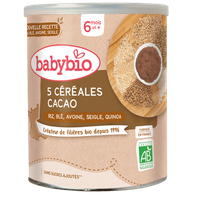 5 Cereals Cocoa From 6 Months Organic