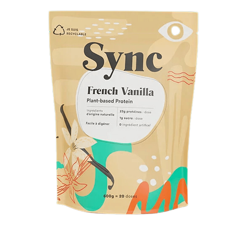 Vegan Protein Powder French Vanilla (77% Protein)