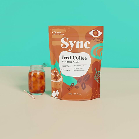 Poudre Protéinée Végétale Iced Coffee (77% Protéine)