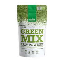 Green Mix (tarwegras, Gerstegras, Spirulina, Chlorella) BIO
