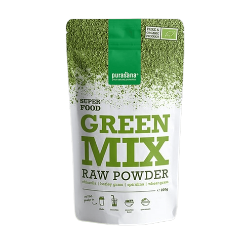 Green Mix (herbe de blé, herbe orge, spiruline, chlorella)