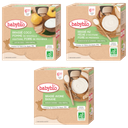 Pack Plantaardige Snack Flessen vanaf 6 maanden bio