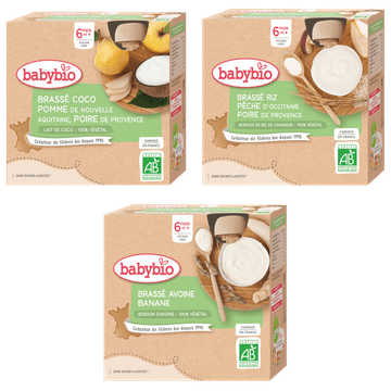 Pack Plantaardige Snack Flessen Vanaf 6 Maanden BIO