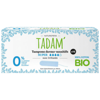 Dermo-Sensitive Super Tampons organic