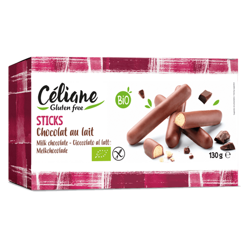 Glutenvrije Melk Chocolade Sticks