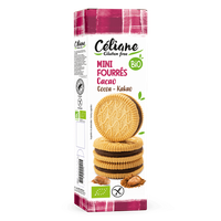 Glutenvrije Mini Koekjes Gevuld Met Cacao BIO