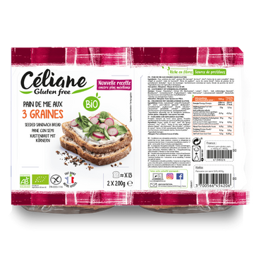 Pain De Mie Graines Sans Gluten BIO