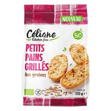 Pains Grillés Aux Graines Sans Gluten BIO