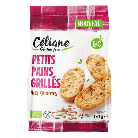 Pains Grillés aux Graines Sans Gluten