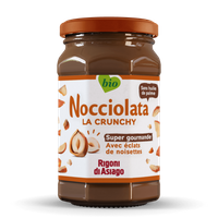 Nocciolata Crunchy Chocolade Smeerbare Pasta BIO