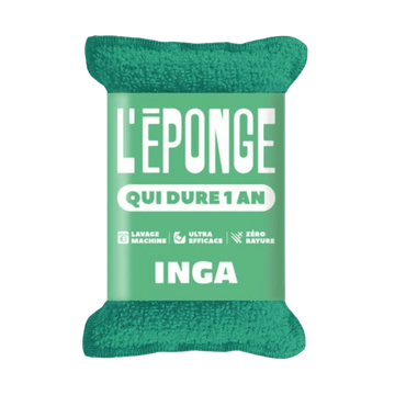 Green Washable Scourer Sponge