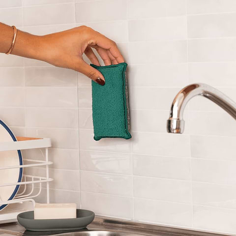 Magnetic Green Washable Scourer Sponges