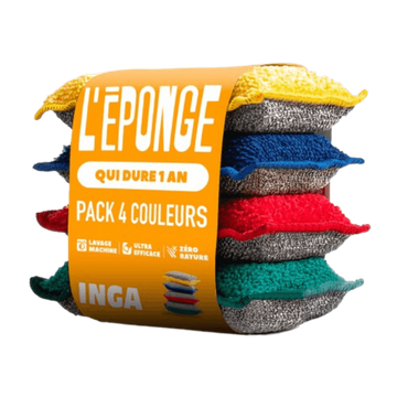 Multicolor Washable Scourer Sponges