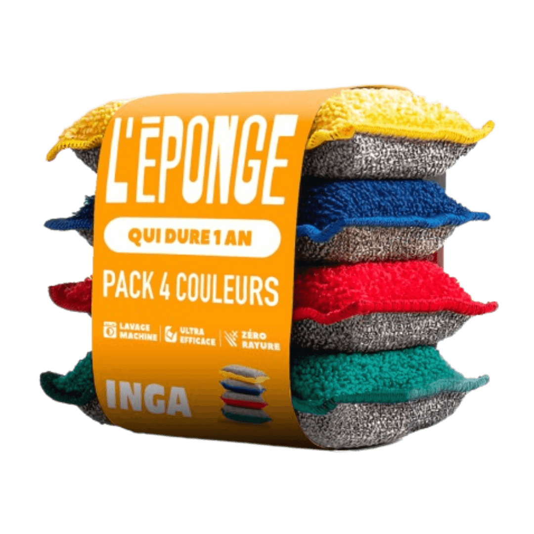 Eponges Lavables Grattantes Multicouleur