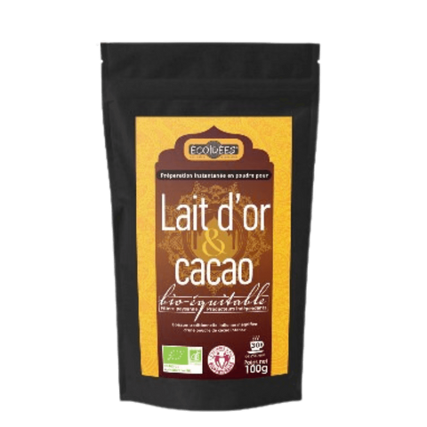 Golden Milk mix with cocoa.
