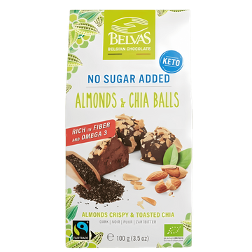 Boules Chocolat Noir Amande Sans Sucre BIO
