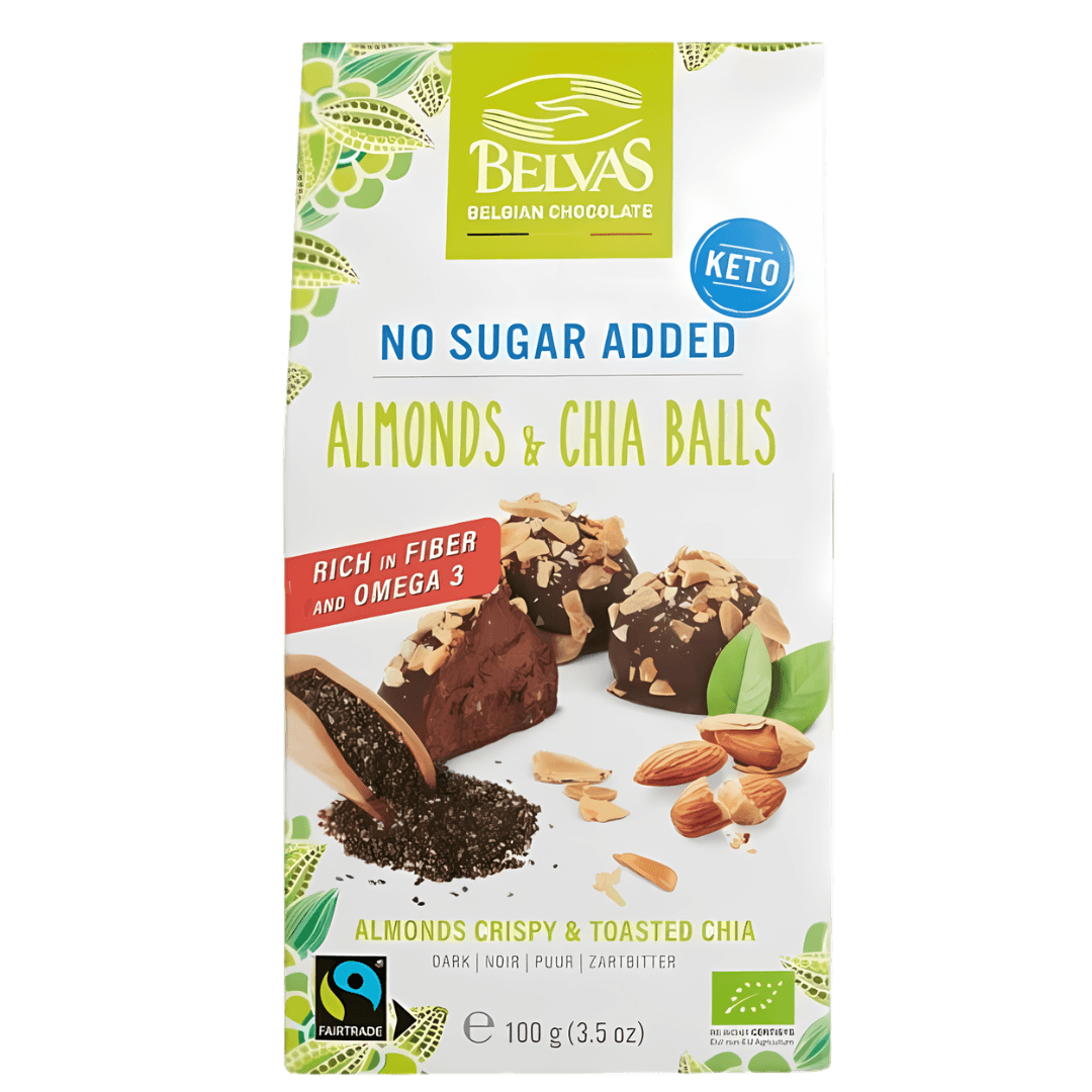 Boules Chocolat Noir Amande Sans Sucre