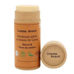 Déodorant Solide Beurre De Cacao Abricot Fleurs De Cerisier BIO