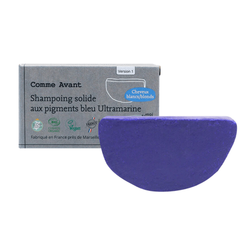 Shampoing Solide Pigments Bleu Ultra-Marine