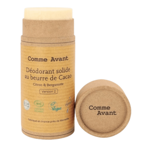 Cocoa Butter Solid Deodorant Lemon Bergamot