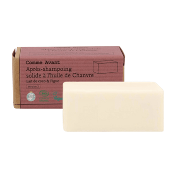 Après-shampoing Solide Huile De Chanvre Lait De Coco Figue BIO