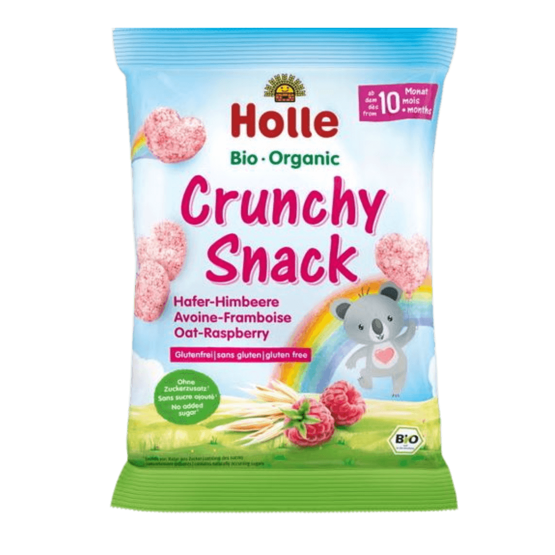 Crunchy Snack Haver Framboos geen toegevoegde suiker Vanaf 10 maanden