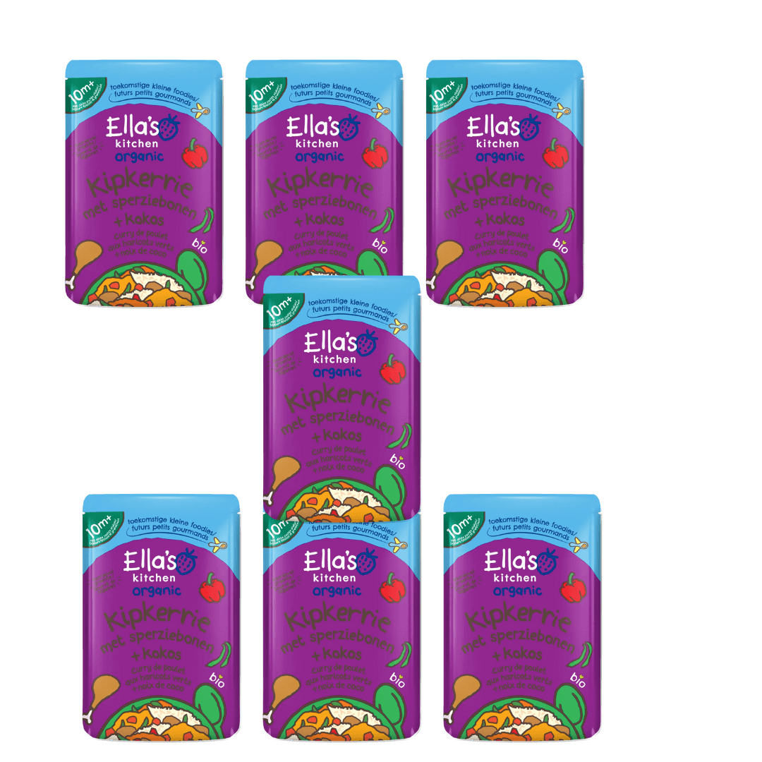 Veel Maaltijdpompoenen Kerrie Kip Sperziebonen Kokosnoot vanaf 10 maanden+