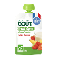 Oat Strawberry Banana Plant-based Pouch From 6 Months Organic