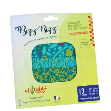 Pack 3 Papiers Emballages Rectangulaires BIO