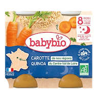 Wortel-Quinoa puree + 8 maanden bio