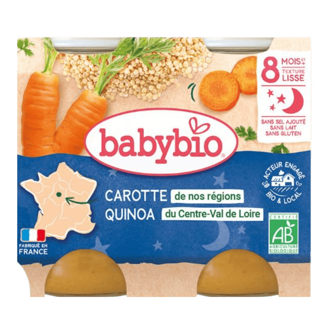 Wortel-Quinoa puree + 8 maanden