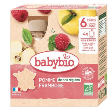 Apple Raspberry Pouches From 6 Months Organic