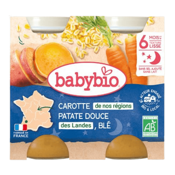 Carrot Sweet Potato Wheat +6 Months Organic