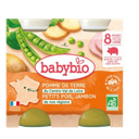 Pot Pomme de Terre Petit Pois Jambon + 8 mois bio