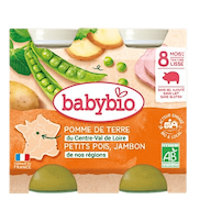 Aardappel, Erwt & Ham Pot + 8 maanden bio