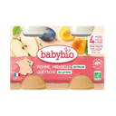 Petits Pots Pomme Mirabelle Quetsche dès 4 mois bio