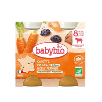 Carrot Agen Prune & Beef From 8 Months Organic