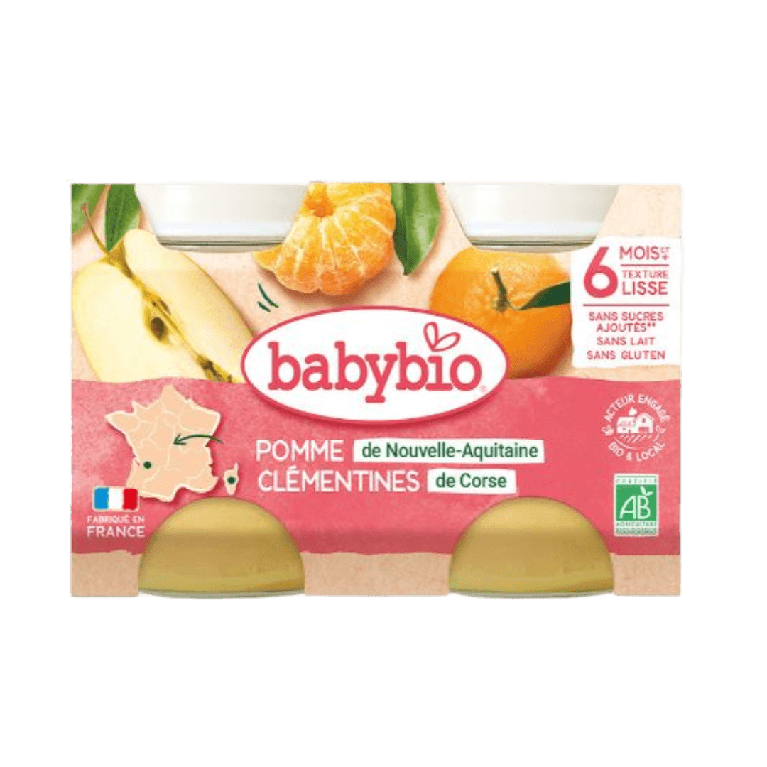 Petits Pots Pomme Clémentine dès 6 mois