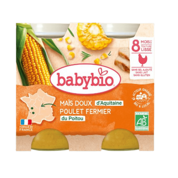 Maïs Doux Poulet Fermier Dès 8 Mois BIO