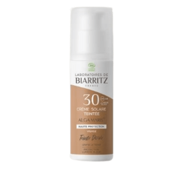 Getinte Gezichtszonnebrandcrème Spf30 Goudkleurig BIO