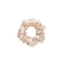 Champagne Pure Silk Scrunchie organic