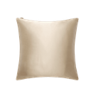 Taie Oreiller Carré Pure Soie Mûrier Champagne 65 x 65 bio