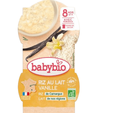 Vanilla Rice Pudding From 8 Months Organic